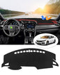 CARTIST Dash Cover Fits for Honda Civic Coupe Sedan/Hatchback 2016-2021 Dashboard Cover for Civic Accessories Non-Slip Dash Mat Carpet Anti-Glare Sunshade - size: Honda Civic Coupe Sedan/Hatchback 2016-2021