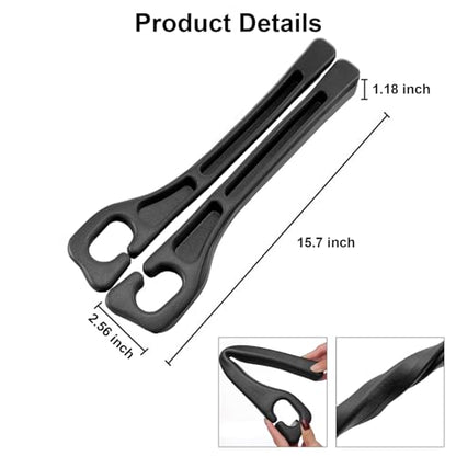 Car Seat Gap Filler, 2 PCS No Drop Seat Guard Drop Seat Gap Fillers Between Seat and Console Stop Things from Dropping Phone and Key Storage (Black) - color: Black