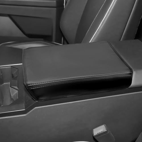 Compatible with Tesla Armrest Center Console Cover Protector,Leather Anti-Scratch for Cybertruck 2024-2026,Armrest Cushion, Console Protector