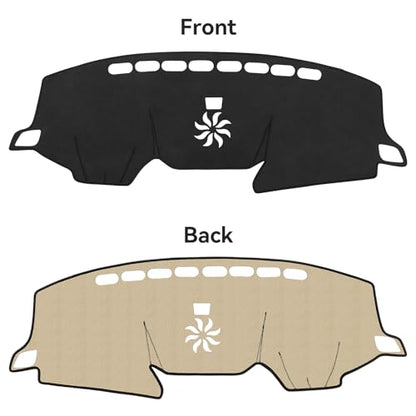 Dash Cover for Honda CRV 2022 2021 2020 2019 2018 2017 Hybrid (Include HEV) Accessories Flannel Dashboard Cover Dash Mat Center Console Cover Sunshield Protector Pad - size: for Honda 2017-2022 CRV