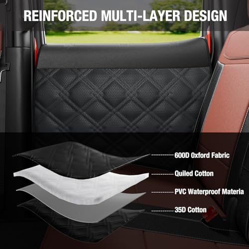 Dog Car Door Protector – 20% Larger Design for Trucks & Large SUVs, Thickened Waterproof Door Panel Covers, Protects Doors from Dog Scratching - size: Standard [Fit for Large SUV and Trucks]