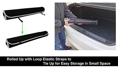 Waterproof Neoprene Car Seat Cover, Sweatproof Non-Slip Seat Protector, Universal Fit for Front Bucket or Rear Bench Seat of Cars, SUVs, Vans, Trucks, Compatible with Airbags and Armrests - color: Black