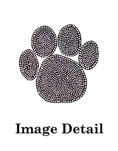 Universal Fit Pink Car Carpet Floor Mats Crystal Bling Rhinestone-Studded Front Rear 4 Piece Full Set (Paw Foot-Pink) - color: Paw Foot-Pink
