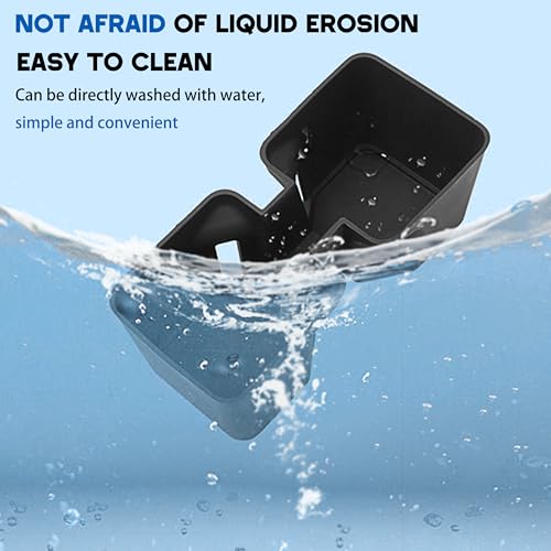 Center Console Cup Holder Inserts for 2024 2025 2026 Lexus GX550 Accessories Non-Slip Cup Holder Silicone Protection Pad Cupholder Coaster Liner for GX 550 Drink Organizer Interior Mat Black - size: for Lexus GX 550 2024 2025