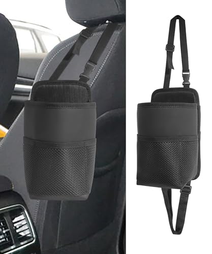 Car Cup Holder,Cup Holder for Car,Car Seat Cup Holder,Car Accessories 2 in 1 Large Back Seat Cup Holders for Cars,Hanging Mini Car Seat Side Organizer