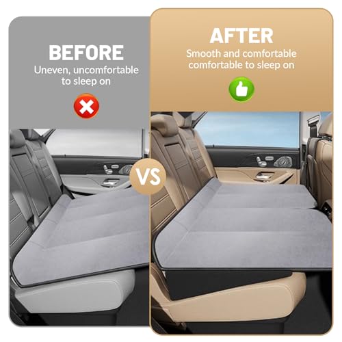 Auto Seat Wedge Leveling Cushion, Car Rear Seat Wedge Pad Office Chair Support Cushion, Angled Design Breathable Fabrics Leveling Pad for Car Office Chair, 1pcs