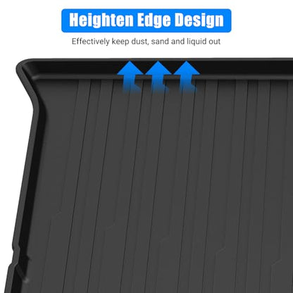 Trunk Mat Fit for Chevrolet Tahoe 2021-2024, MERXENG Car Trunk Protector All-Weather Rear Cargo Area Mat Protective Floor Mat for Tahoe 2021-2024 - size: for Tahoe 2021-2024