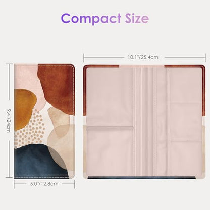 Car Registration and Insurance Holder，Colour Patterns Men Women Car License Document Registration and Insurance Card Holder - color: Abstract Texture
