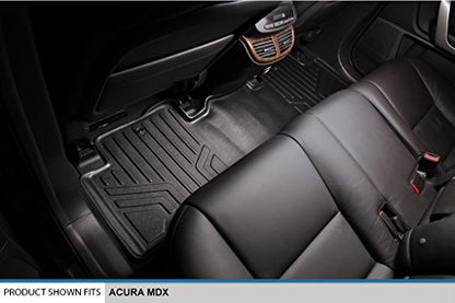 SMARTLINER Custom Fit Floor Mats 2 Row Liner Set for 2007-2013 Acura MDX - color: Acura MDX 2007 - 2013