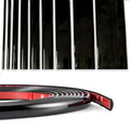 NANSH 16Ft Glossy Black Extra Thick Auto Molding Trim Universal Bumper Window Door Body Side Decorative Strip Scratch-Proof (Width: 1/4inch [6mm]) - size: Width: 1/4inch [6mm]