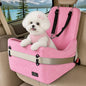 PETSFIT Dog Car Seat for Small/Medium Dogs Up to 35 lbs – Patented Safety System, 5" Memory Foam Pet Booster Car Seat, Fully Detachable and Washable Dog Carseat with 2 Storage Pockets (Pink) - color: Pink