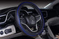 Mayco Bell Large Size Steering Wheel Cover Anti-Slip,Safety,Soft,Breathable,Durable,Full Surround,Comfortable Grip Microfiber Leather (15.5-16 inch, Black Dark Blue) - color: Black Dark Blue, size: 15.25''-16''