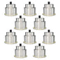 DNB Stainless Steel Cup Holder - Insert Drink Holders with Drain Marine Boat Accessories - style: 10PCS