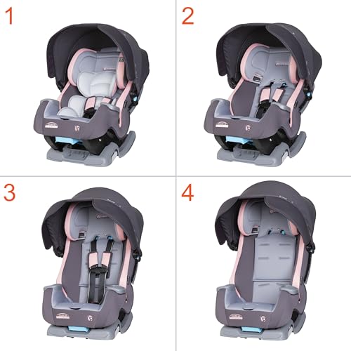 Baby Trend Cover Me™ 4-in-1 Convertible Car Seat - color: Quartz Pink