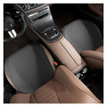 Summer Car Seat Cushion Perforated Breathable Ventilated Non-Slip All-Season Auto Cushion Pad(Black,Front seat 2pcs) - color: Black, size: Front seat 2pcs