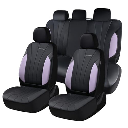 Coverado NEW-D-5089-PU-un-purple-black-A - color: purple&black, size: FullSet