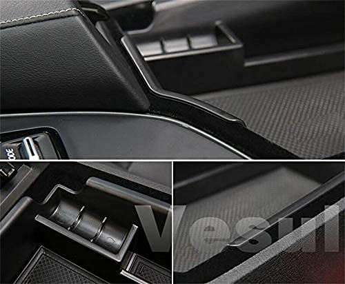Center Console Armrest Storage Box Compatible with Infiniti QX50 2019-2023/QX55 2022-2023 ABS Tray Insert Organizer Glove Pallet - size: for QX50 | 2019-2023 & QX55 | 2022-2023
