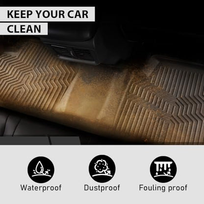 G-PLUS Rear Trunk Mat Compatible with Honda HRV 2023 2024 2025 TPE All Weather Full Cover Protection 1 Piece Black Cargo Mats Floor Mats - size: 23-25|Fit Honda HRV|1PC