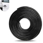 Car Door Edge Guards, 16ft Rubber Seal Car Door U-Shape Edge Protective Trim, Universal for Most Cars (Black) - color: Black