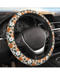 Steering Wheel Cover Accessories Neoprene Cover Non-Slip Breathable Easy to Install Suitable for Women Men Girls for Car SUV Van Truck Universal 14.5-15.5 Inch Daisy - color: Daisy