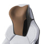 BABUR Car Headrest Pillow | Ergonomic Memory Foam Neck Shoulder Support Pillow with Adjustable Design & Enlarged Surface | Pain Relief for Driving Travel Sleeping | Brown 1 Pack - color: Brown