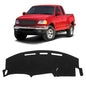 KUST Black Dash Cover for 1997-2003 Ford F150 F-150/1997-2002 Ford Expedition Polyester Dashboard Cover Non-Slip Interior Accessories for F150/ Expedition Custom Fit Dash Mat Protect the Dashboard - size: F150 97-03(Black)