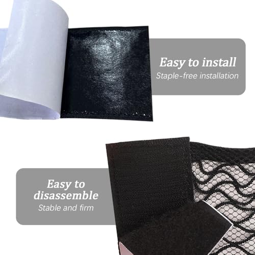 2PCS Car Storage Net Bag, Car Storage Mesh Pocket, Car Net Pocket Storage Organizer, Car Seat Back Storage Mesh Pocket, Car Elastic Storage Mesh Bag Universal for Most Cars
