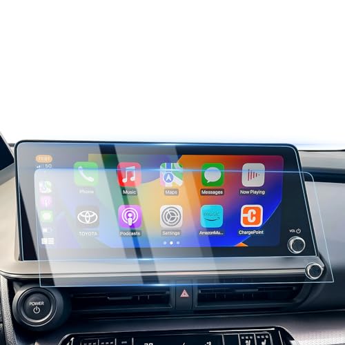 2PC Screen Protector for 2023-2026 Toyota Prius 12.3 Inch(Limited/XLE/Nightshade Edition) [No Glare & Fingerprint] Tempered Glass Toyota Prius Accessories - size: 2023-2026 Toyota Prius 12.3 Inch