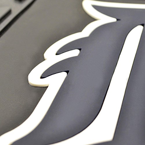 FANMATS 9991 Denver Broncos Back Row Utility Car Mat - 1 Piece - 14in. x 17in., All Weather Protection, Universal Fit, Molded Team Logo