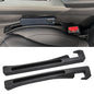 Car Seat Gap Filler Universal Fit Gap Filler Organizer Stop Things from Dropping for Car Trunk SUV, Black, Pack of 2