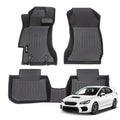 Jenofa-Floor Mats for Subaru WRX 2015-2021, WRX STi 2015-2021, Impreza 2012-2016,Subaru Crosstrek 2013-2017, XV Crosstrek 2013-2017 All Weather Floor Liner Accessories Black - style: 25|For WRX|2015-2021|Mat