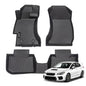 Jenofa-Floor Mats for Subaru WRX 2015-2021, WRX STi 2015-2021, Impreza 2012-2016,Subaru Crosstrek 2013-2017, XV Crosstrek 2013-2017 All Weather Floor Liner Accessories Black - style: 25|For WRX|2015-2021|Mat