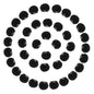 Tupalizy 50PCS Fluffy Pom Poms Charms Soft Fuzzy Faux Fur Puff Ball Pendant for Keychains Bracelets Earrings Jewelry Making Tassels Bags DIY Crafts Party Favors Gifts Accessories - color: Black