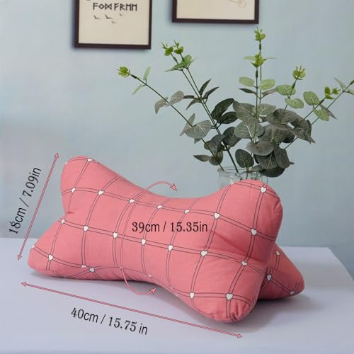 Neck & Cervical Pillows Dog Bone Shaped Travel Neck Pillows With Washable Removable Cover For Car Bus Truck Driving Comfort Head Rest Support Bone Pillows For Neck Chiropractic Pillow ( Size : B ) - size: B