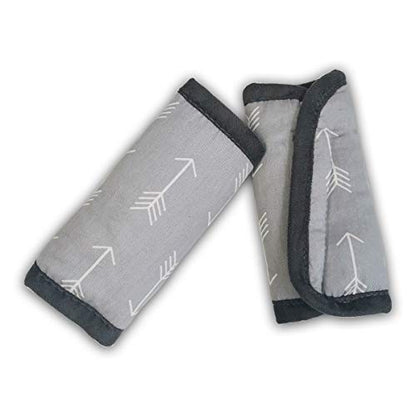 Car Seat Strap Pads Covers for Baby Kids, Seat Belt Covers Cushion for boy Girl, Protect Neck and Shoulder rubbing, Anti-Slip Design, fit Stroller/Carrier/Pushchair; Soft Cotton, Arrow Pattern - color: Arrows L