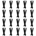 Bonsicoky 20 Pcs Square Head Car Vent Clips with Box, Air Freshener Clips for Office Home Car Air Conditioner Outlet, Black - color: Black, size: 20 Pcs
