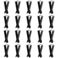 Bonsicoky 20 Pcs Square Head Car Vent Clips with Box, Air Freshener Clips for Office Home Car Air Conditioner Outlet, Black - color: Black, size: 20 Pcs
