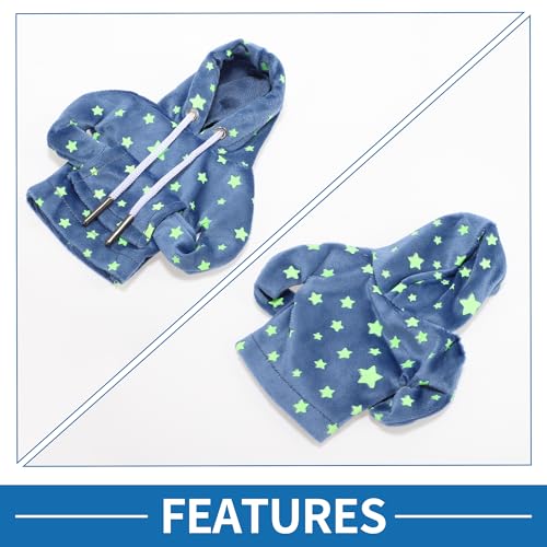 Universal Shift Knob Cover Star Glow in the Dark Pattern Gearstick Hoodie Shifter Lever Knob Hoodie for Car RV Truck SUV Fabric Blue - color: Blue