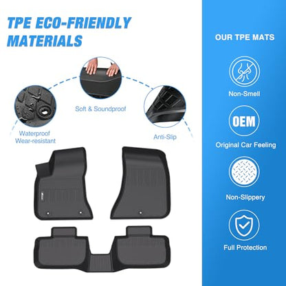 Nilight TPE Floor Mats for Dodge Charger RWD 2011-2023/Chrysler 300 RWD 2011 2012 2013 2014 2015 2016 2017 2018 2019 2020 2021 2022 2023,All Weather Custom Fit Heavy Duty Floor Liners - color: 2011-2023 Dodge Charger Chrysler 300|RWD