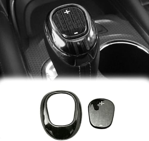 for Chevrolet Equinox Black Titanium 2018 2019 2020 2021 Gear Shift Knob Head Cover Trim