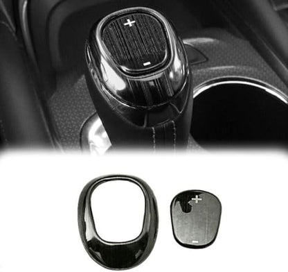 for Chevrolet Equinox Black Titanium 2018 2019 2020 2021 Gear Shift Knob Head Cover Trim