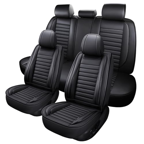 Car Seat Covers,Car Seat Protector Waterproof,Seat Covers Full Set, Car Seat Protectors,Automotive Seat Covers Fit for Most Cars Black