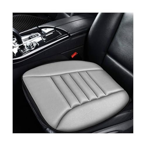 Car Seat Cushion, Breathable Driver Seat Protector with 1.2" Thick Comfortable Memory Foam, Universal Non-Slip Chair Pillow Pressure Relief Cushion Pad for Car Home Office (Gray) - color: Gray