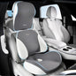 Car Seat Cushion & Lumbar Support Pillow & Car Neck Pillow Ergonomic and 100% Memory Foam, Upgraded Larger and Breathable Car Seat Cushion & Back Support Pillow - Gray - color: B-cushion&lumbar&neck Pillow-gray