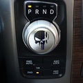 Gear Shift Switch Knob Cover Aluminium Dial Shifter Trim Plate for Dodge Ram 1500/2500, Dodge Durango, Chrysler 300/200/Pacifica & Voyager (American Flag Skull B) - color: American Flag Skull B