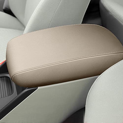 AOMSAZTO Console Covers for 2012-2015 Civic Honda Beige Armrest Cushion for Civic - color: beige