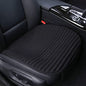 Black Car Seat Covers,Buckwheat Hulls Car Seat Cushion,Truck Seat Covers,Compatible Sedan SUV Van MPV,Car Seat Pads,Bottom Seat Covers for Cars[Black Front Seat] - color: Black