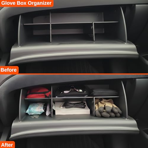 Vehicle OCD - Glove Box Organizer for Honda Pilot (2016-2022) / Ridgeline (2017-2026) / Passport (2019-2023) - Made in USA - SLX146 - size: 2016-2023, style: Glove Box Organizer