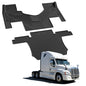 LASFIT Floor Mats for Freightliner Cascadia 2008-2017, All-Weather Protection TPE Car Liners for Freightliner Cascadia Accsessories, Black, Easy to Clean,Only Fit Sleeper Cab Not Fit Day Cab - size: 7)2008-2017|For Freightliner Cascadia |Floor Mats