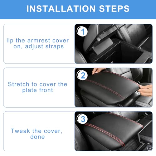for 2020-2024 2025 2026 Ford Explorer Center Console Cover for 2020-2026 Ford Explorer XLT/Limited/ST/ST-Line/Timberline/Tremor/Platinum/King Ranch Accessories, Middle Console Armrest Cover - style: Style A
